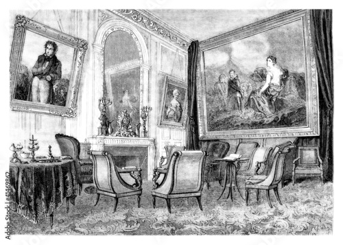 Salon - style Directoire - end 18th century photo