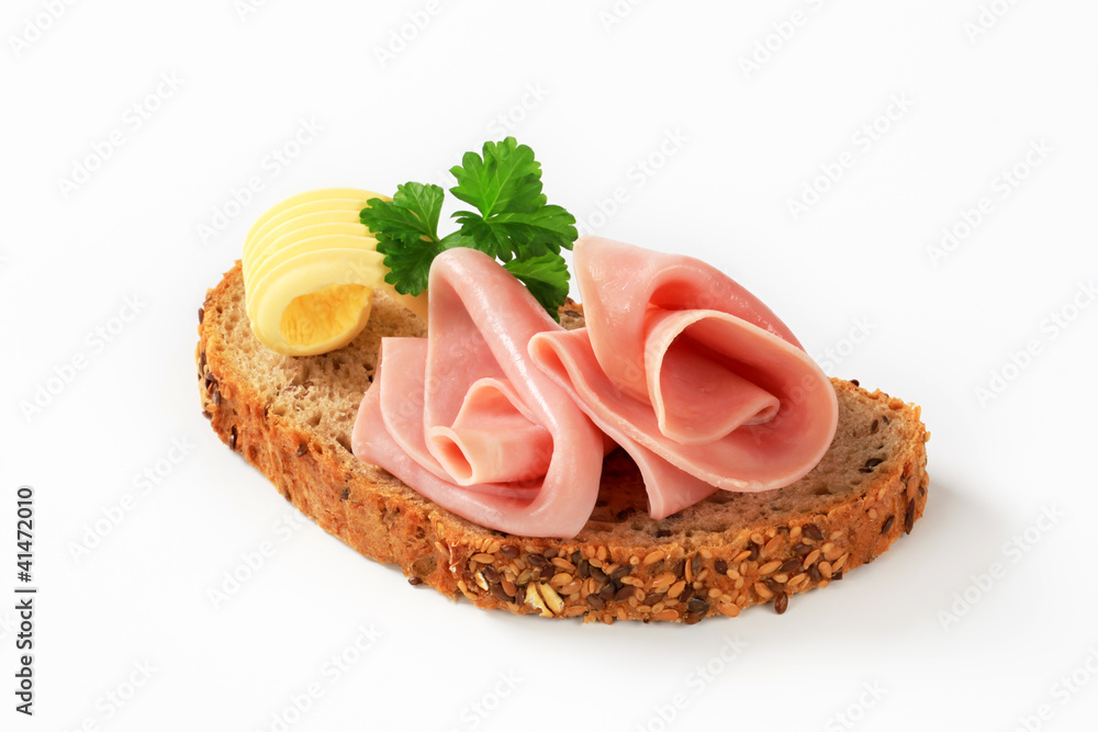 Bread with ham Bread with ham