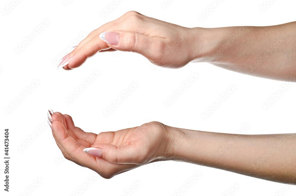 Hands open Hands open