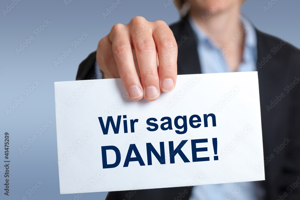 Wir sagen Danke!