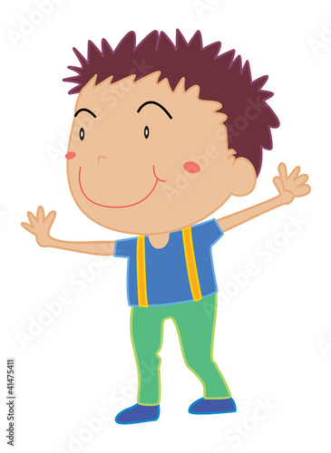 Simple child cartoon