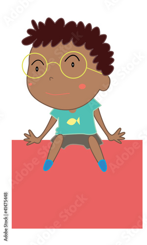 Simple child cartoon