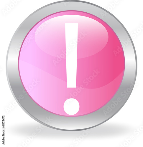 The pink button with an exclamation mark