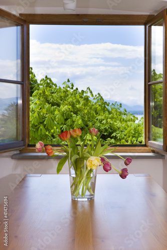 Blick aus dem Fenster
