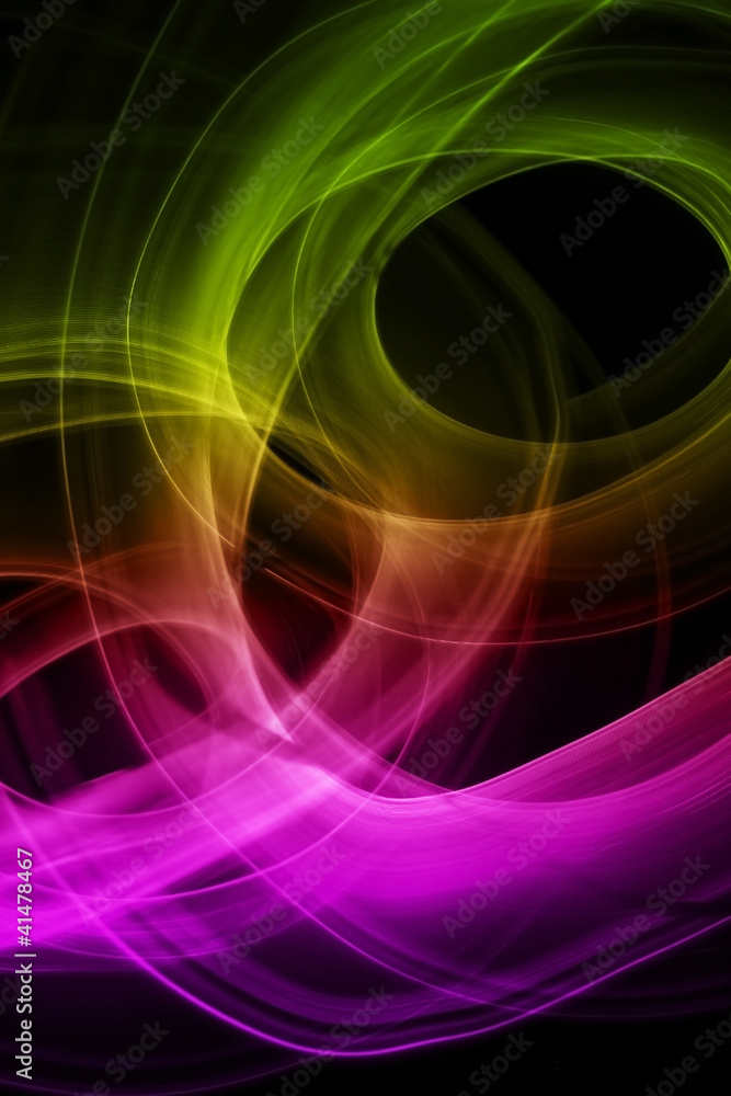 Naklejka premium Colored Swirls