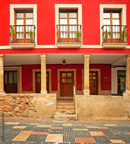 Colorful houses in the old ...