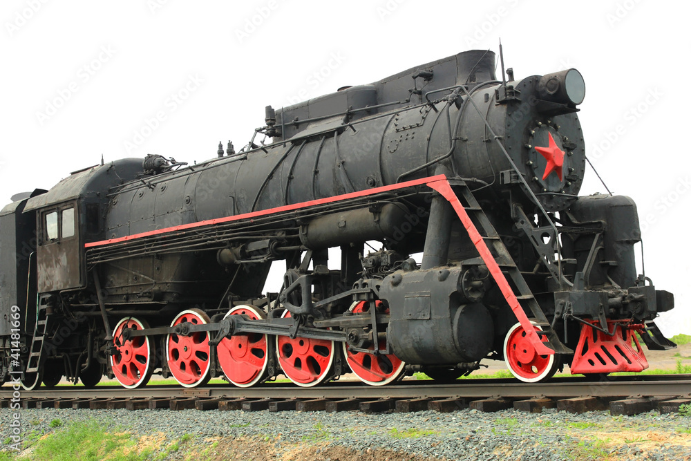 The old steam locomotive.