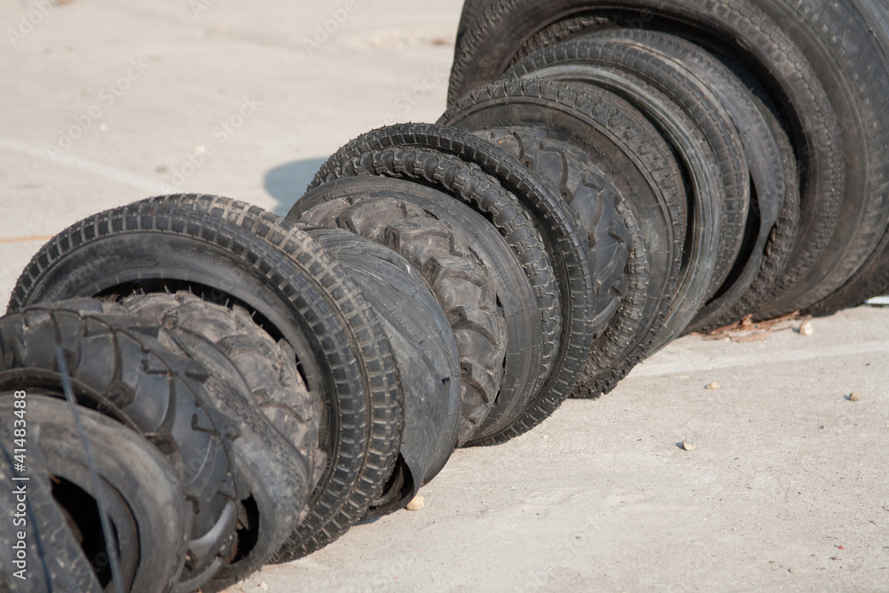 Obraz premium Old tires