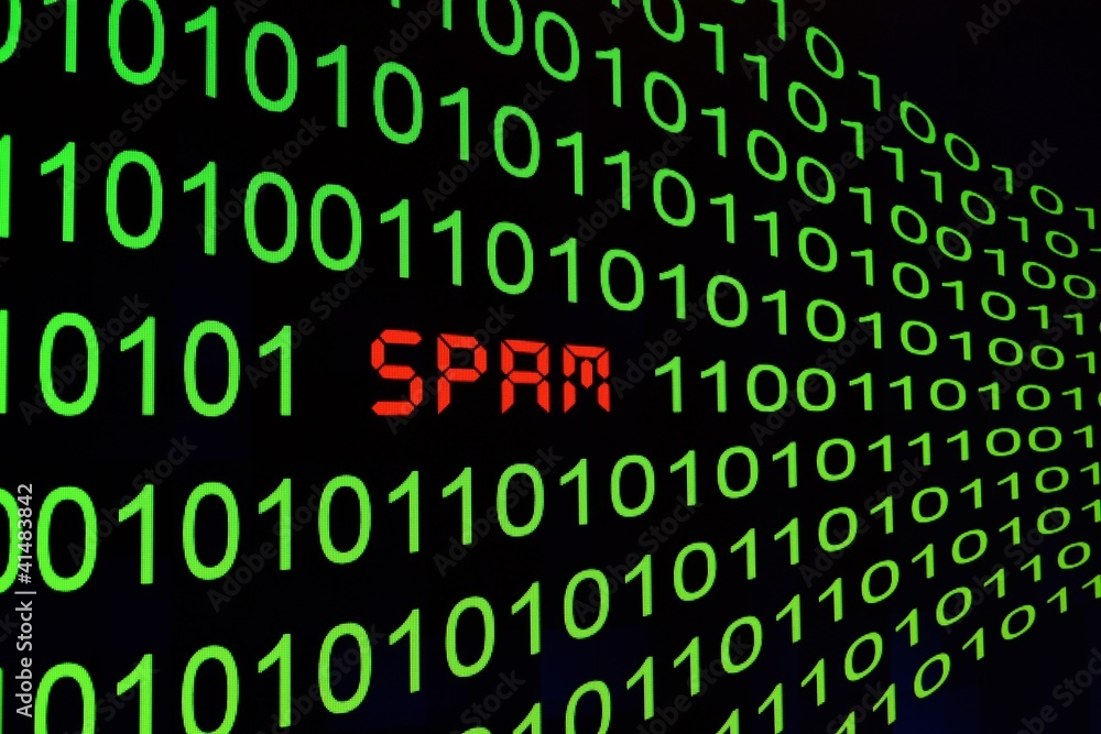 Spam concept Spam concept