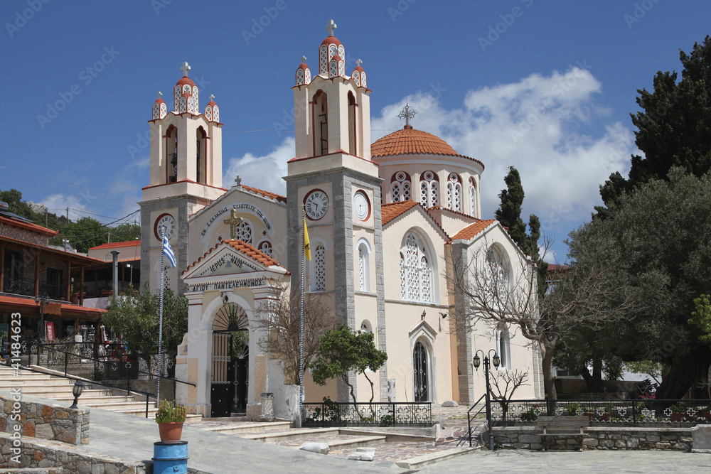 Die Kirche von Siana auf Rhodos