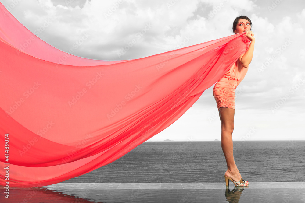 © Olga Khoroshunova - Woman with red scarf