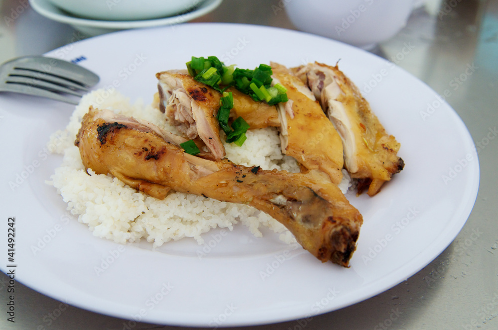 Vietnamese Grilled Chicken dish Vietnamese Grilled Chicken dish