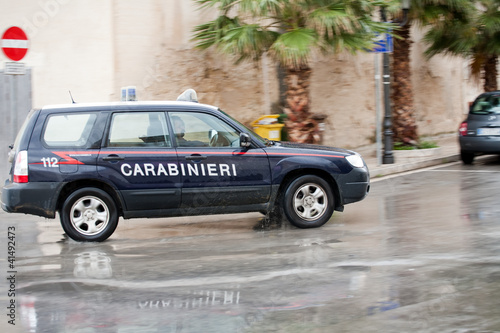 Italian carabinieri car photo