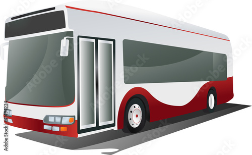 Red Bus vector