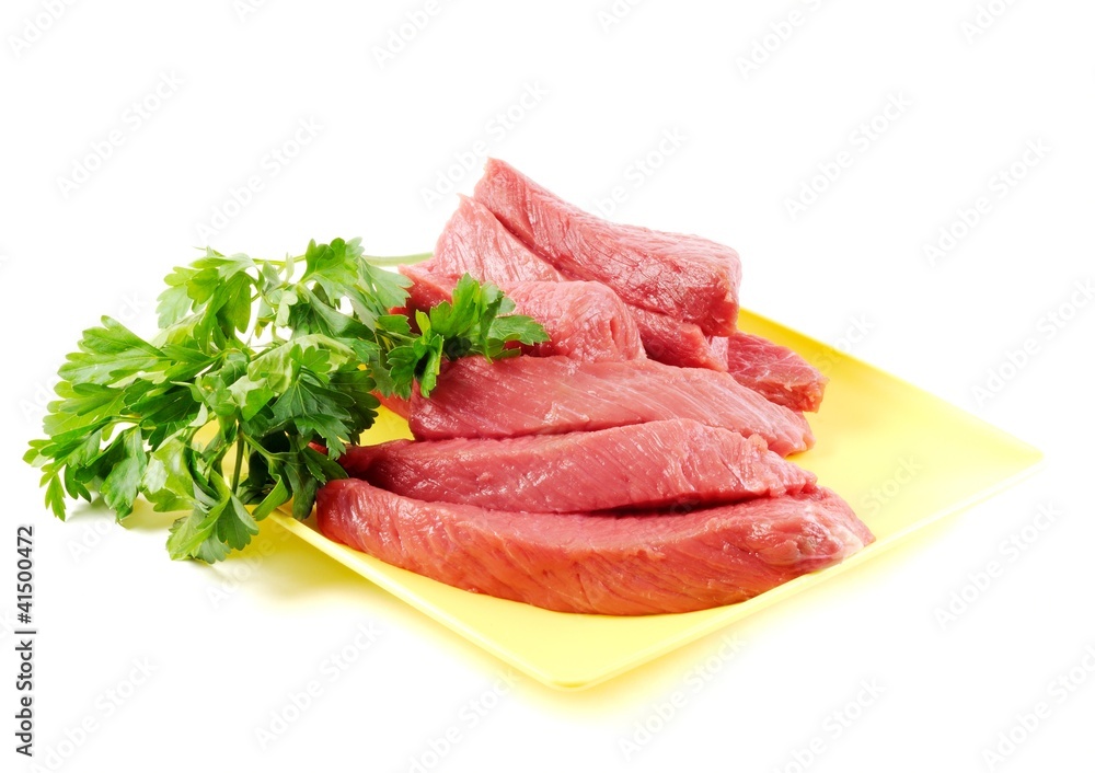 Raw meat