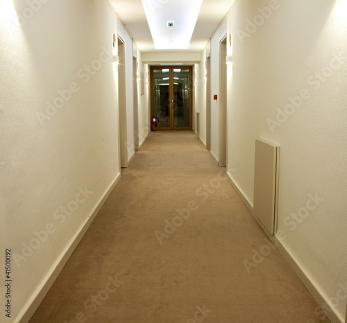 Modern design of a corridor