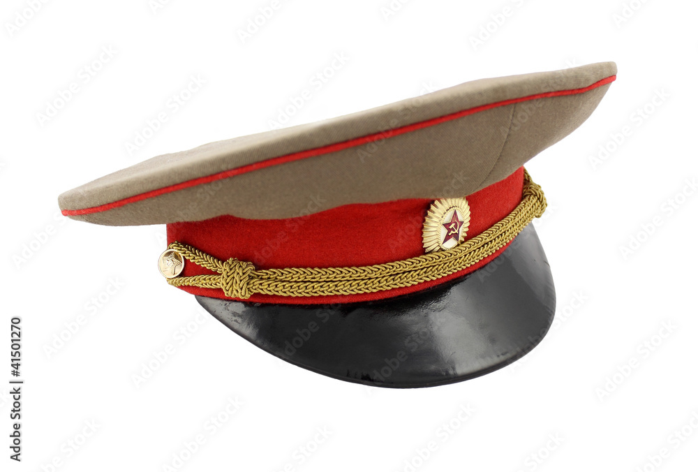 Casquette officier russe - armée rouge Stock Photo | Adobe Stock