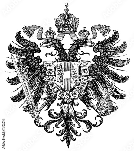 Smaller coat of arms of the Empire of Austria (Austro-Hungarian)