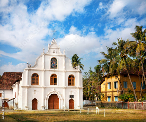 Canvas Print Portuguese colonial Church in Kochi
