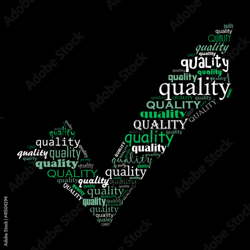 "QUALITY" Tag Cloud (tick yes guarantee service satisfaction)