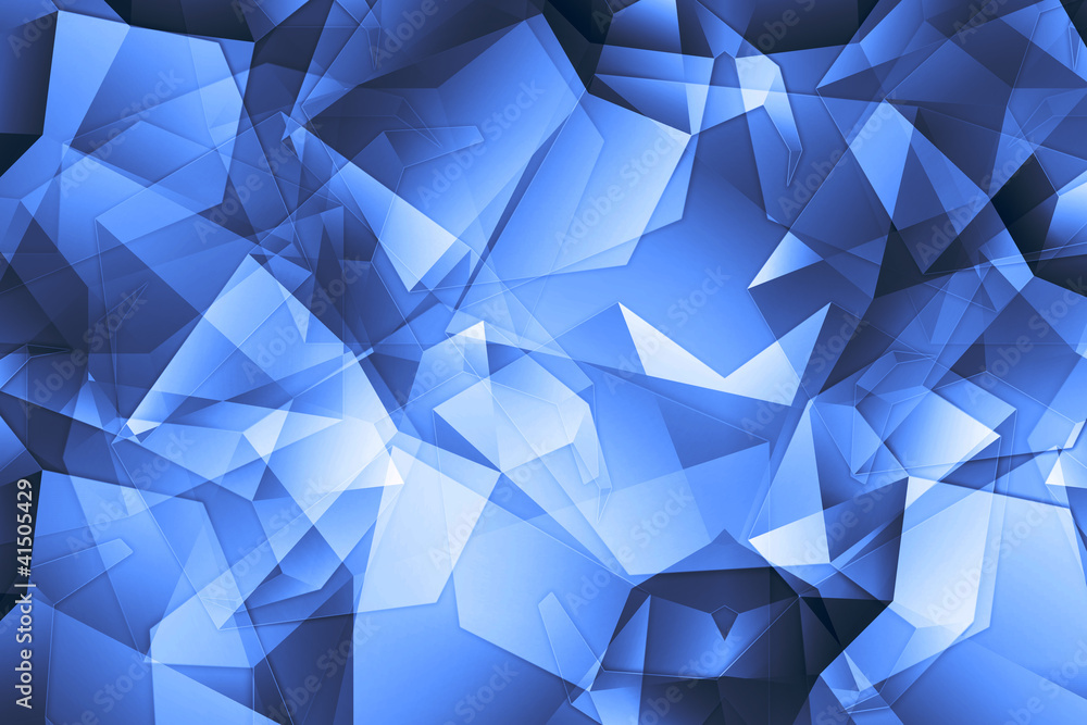 Obraz premium Blue Geometry