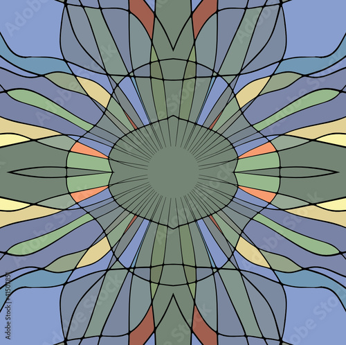 Stained glass window ornament