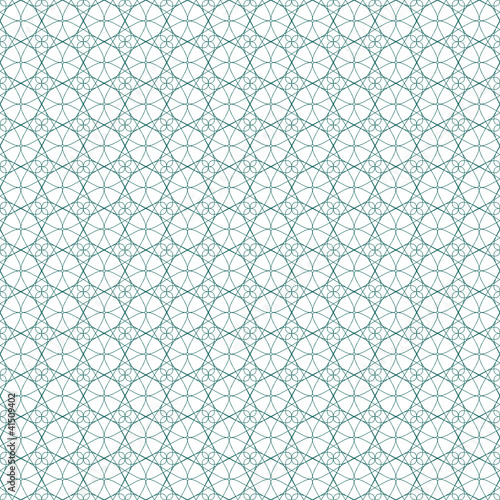 Seamless green guilloche background