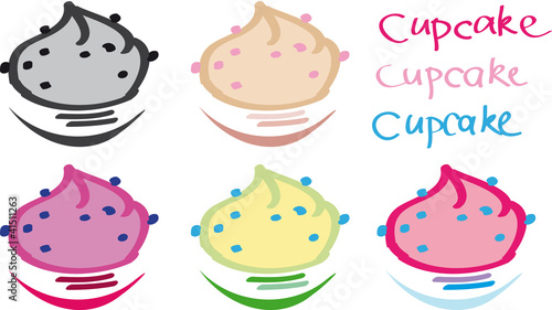 Backen als Hobby, cupcake, cupcakes, dessert - logo