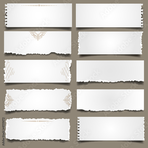 Ten notes paper