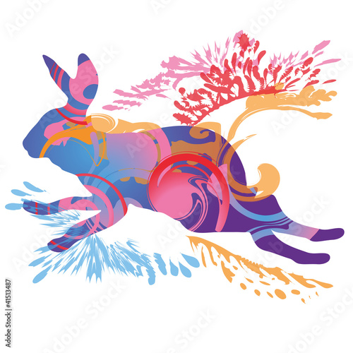 Schattenhklecks Hase