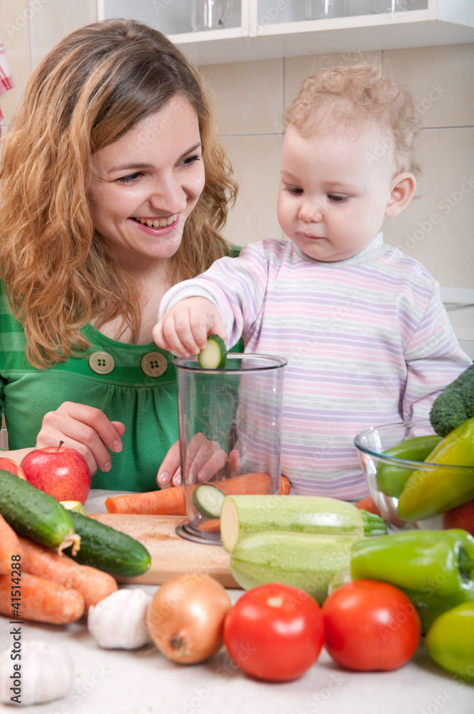 Vegetable salad preparation Vegetable salad preparation