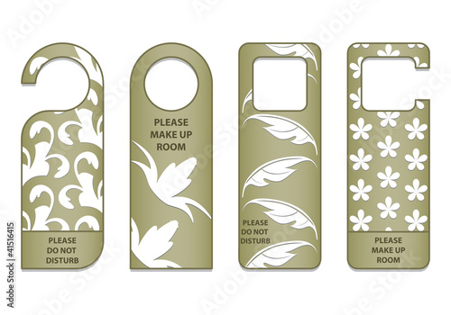 do not disturb sign with special design