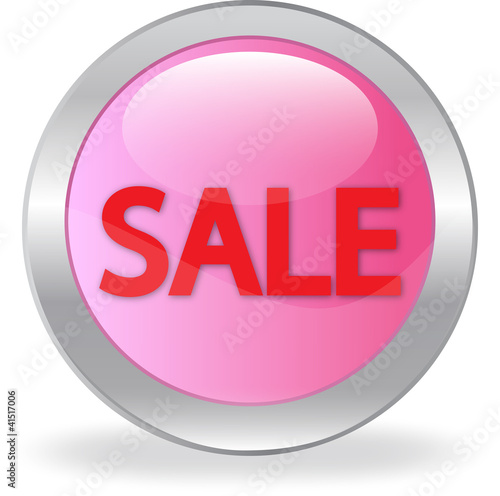 pink button "sale"