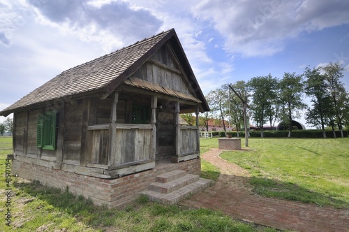 Traditional wooden cottage