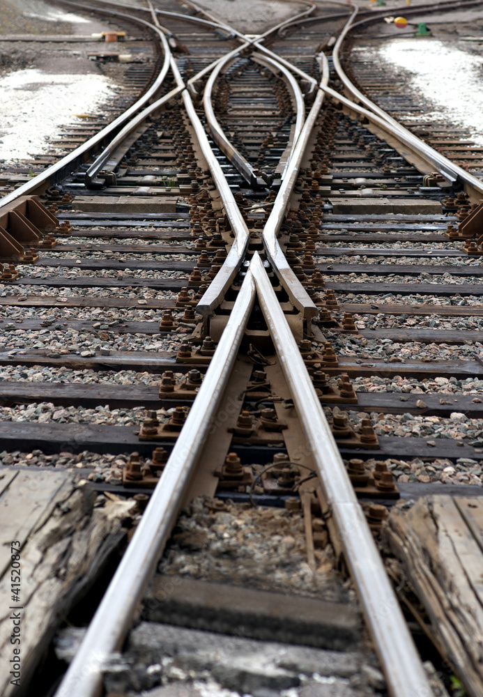 Fototapeta premium railway junction