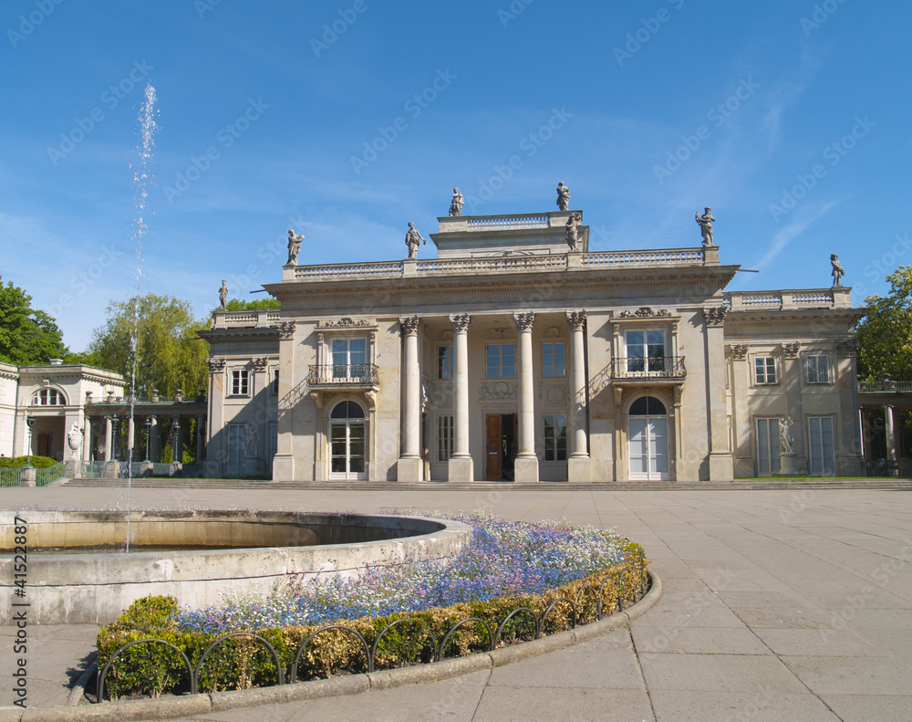 Obraz premium Lazenki palace, Warsaw, Poland