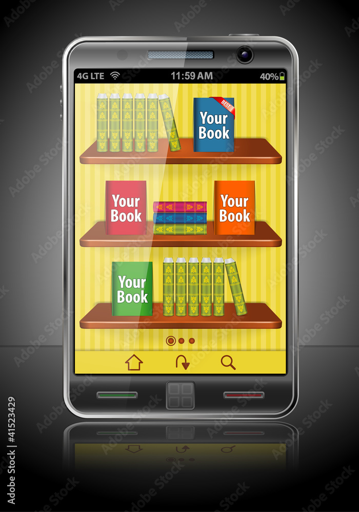 Books on Smart Phone Books on Smart Phone