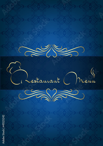 Mavi restorant kapağı