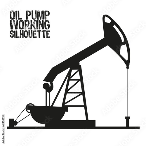 Silhouette of oil pump