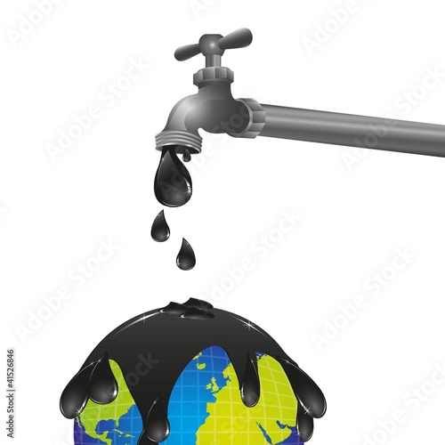 conceptual design of a faucet dripping