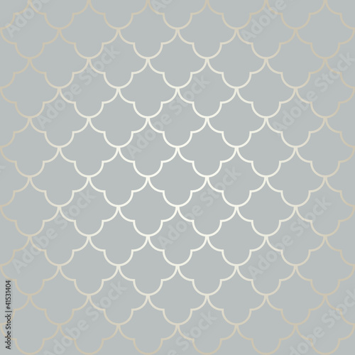 Seamless Pattern Retro Ornament Gold/Silver