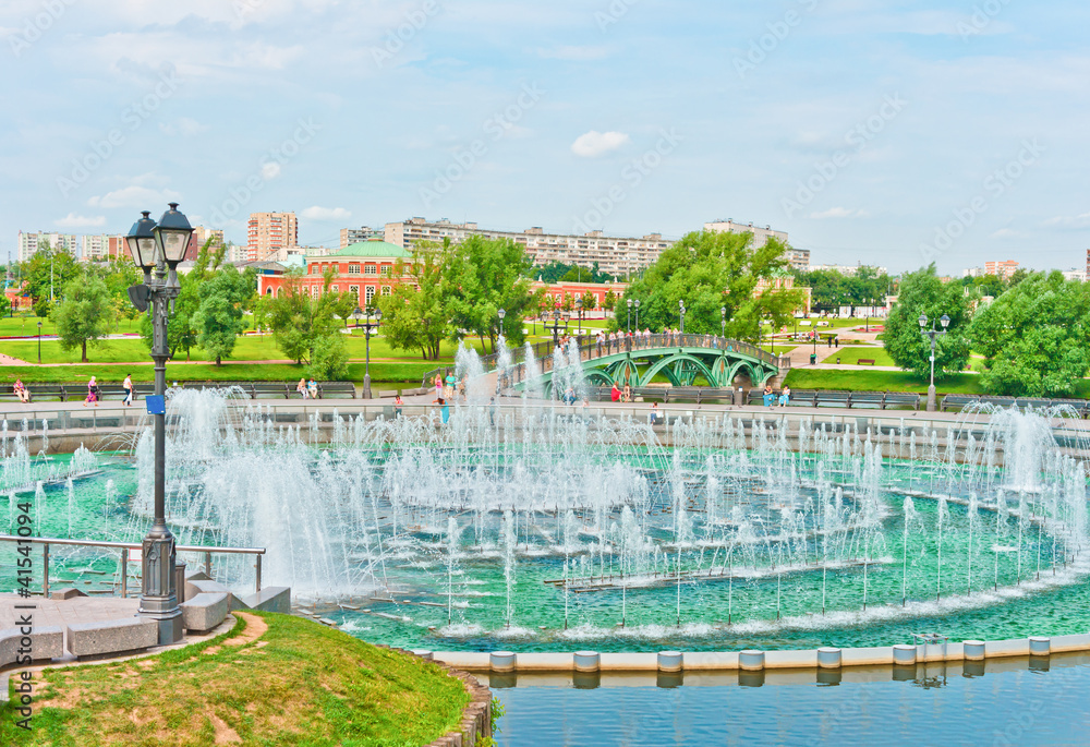 View of Tsaritsino Park, Moscow