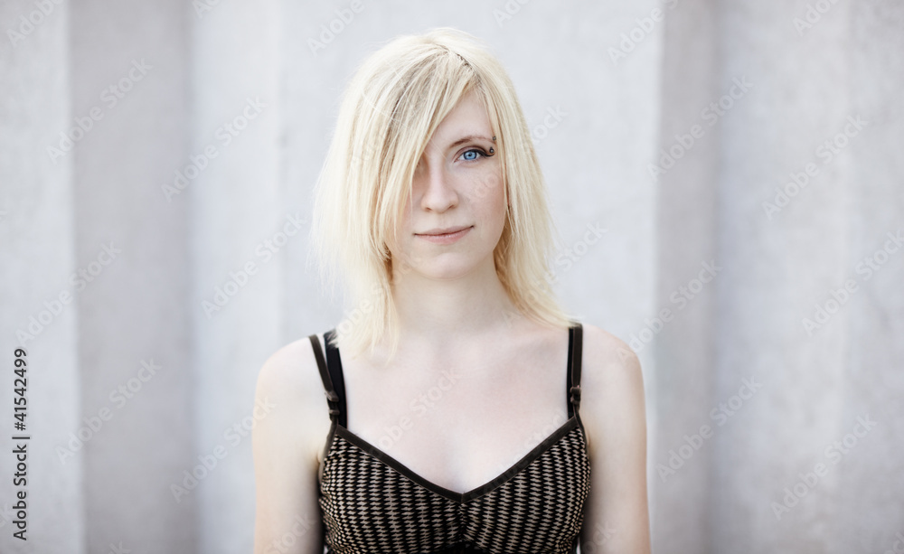 Fototapeta premium real blonde young woman