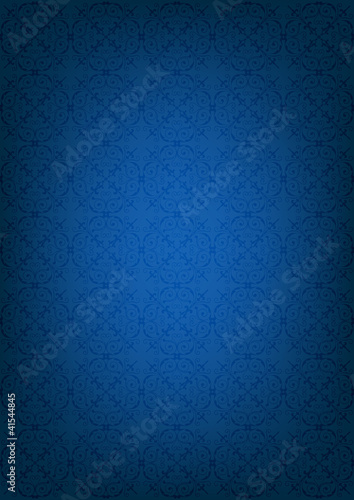 Motifli mavi kağıt