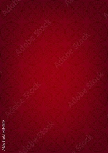 Kırmızı motifli kağıt