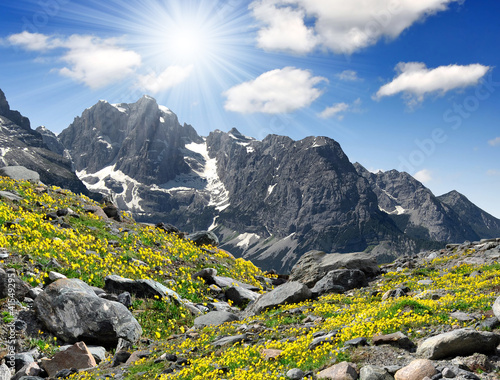 Stampa su tela view of the mountain Brenta-Dolomites Italy