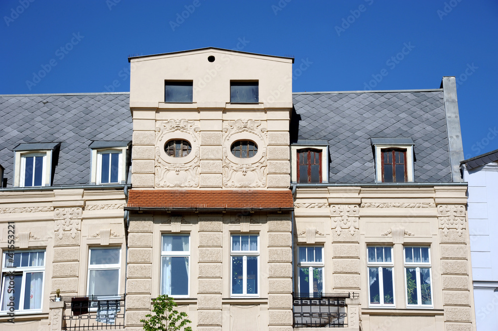 Obraz premium Halle Saale Gründerzeithaus