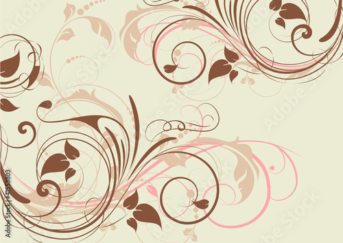 Abstract floral background