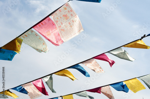 Tibetan prayer flags