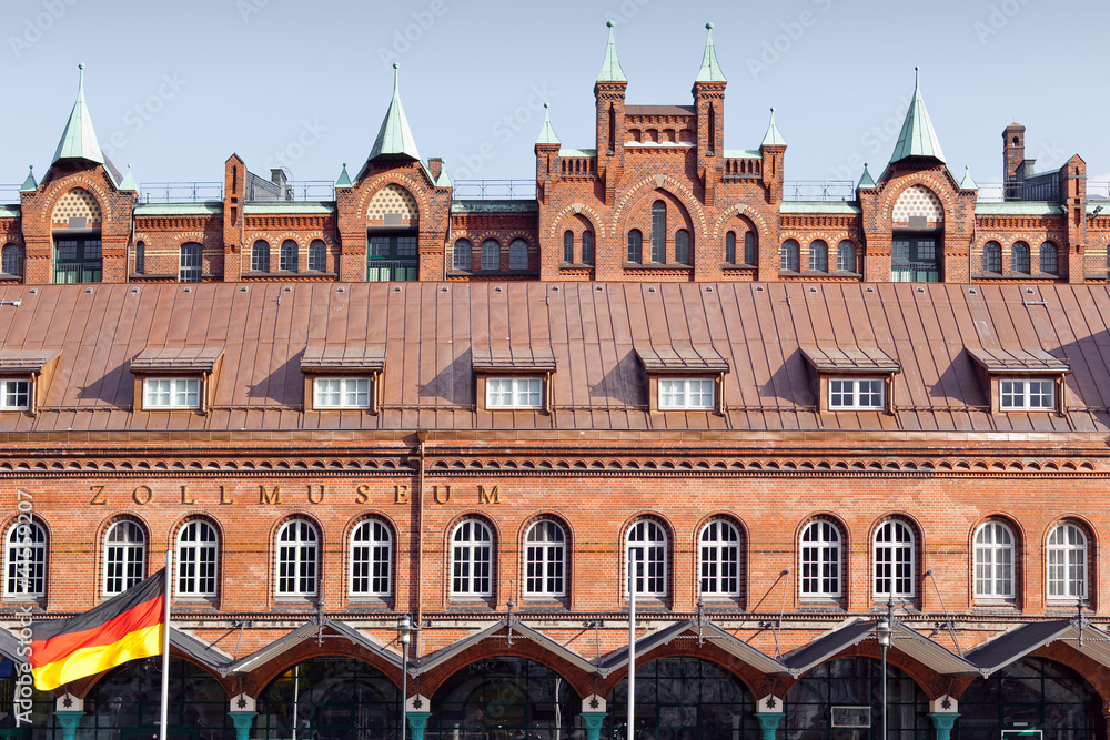 Obraz premium Speicherstadtfassade Hamburg